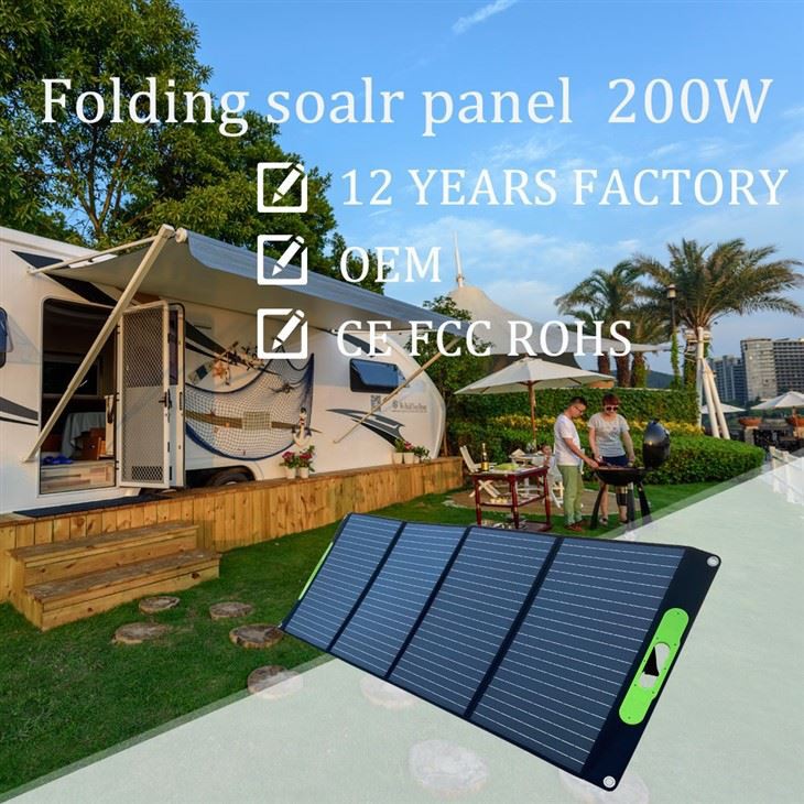 Panoul solar pliabil 200W