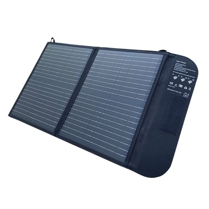182 colțuri rotunjite care pliază panoul solar 35W